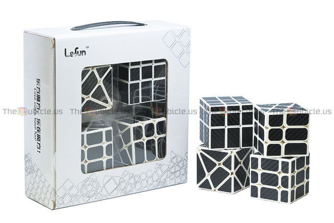 Lefun Hollow Sticker Monochrome Cube Gift Box