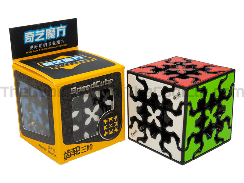 gear cube 3x3 QiYi Gear Cube 3v3 Rubik Cube Multicolor