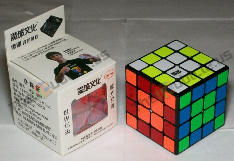 Moyu mini AOSU 60mm 4x4 Cores Vibrantes - CubeStick Adesivo para Cubo Mágico