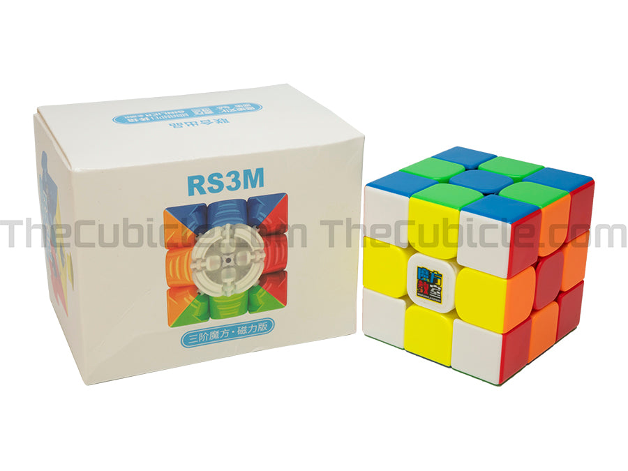 MoYu RS3M V5 3X3 Magnetic Dual agjustment Magic Cube Stickerless Speed  Puzzle Fidget Toys
