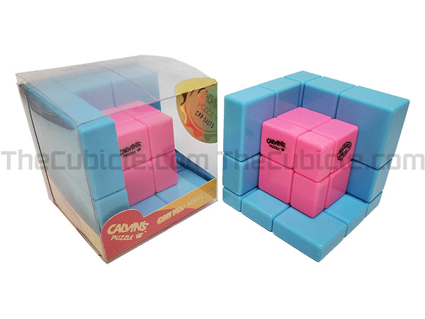 Grey Matter Mirror Illusion Cube - Blue (Pink)