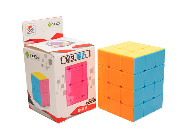 YiSheng 3x3x4 Cuboid - Stickerless (Pink)