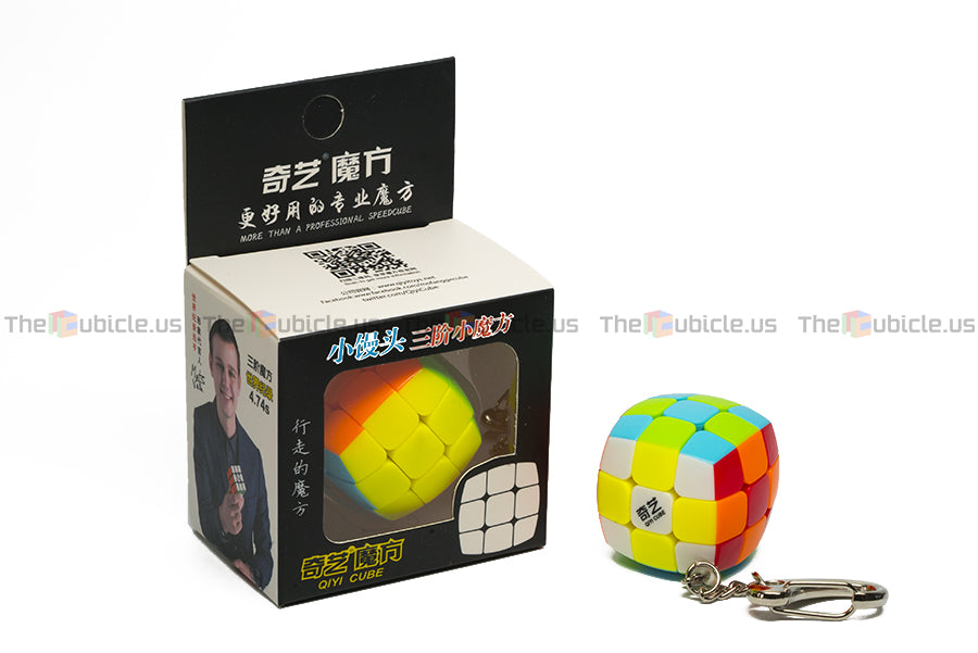 QiYi Mini Pillowed 3x3 Keychain Cube