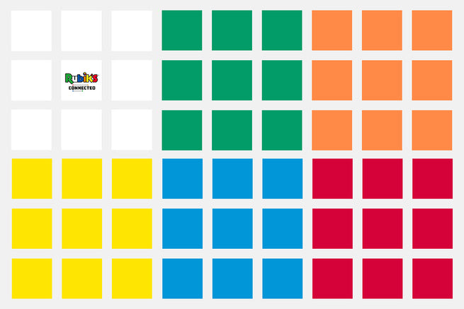 Rubik's Connected 3x3 Sticker Set - undefined