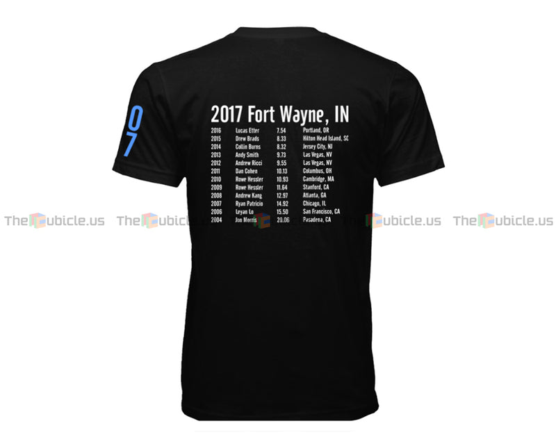 CubingUSA Nationals 2017 Badge T-Shirt