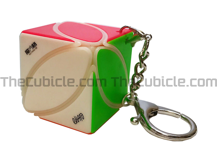 QiYi Ivy Keychain Cube - Stickerless (Bright)