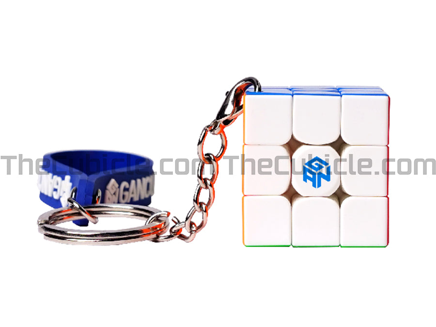 GAN330 Keychain Cube - Stickerless (Bright)