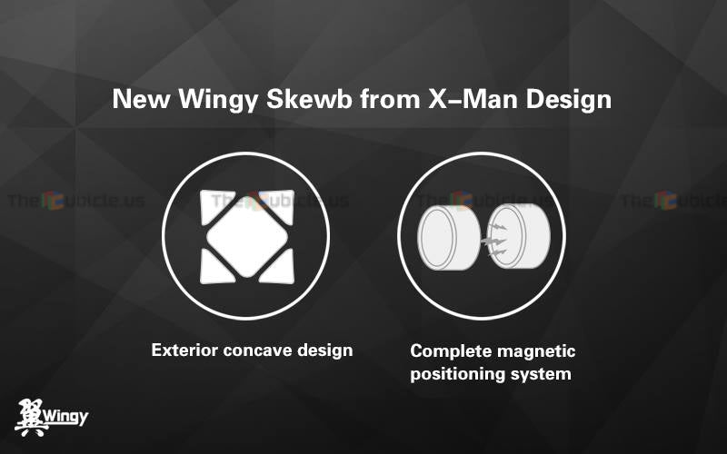 X-Man Wingy Magnetic Skewb