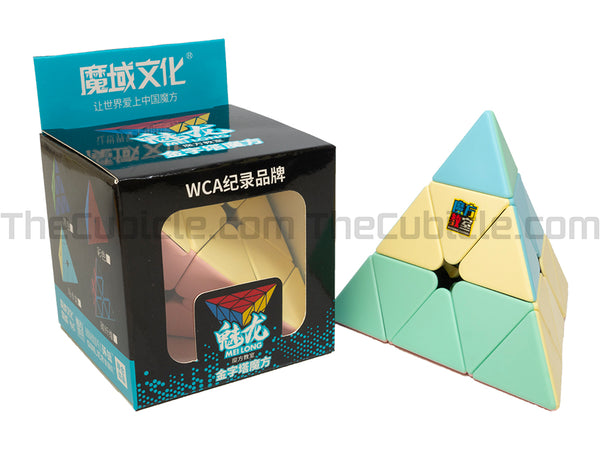 MFJS MeiLong Pyraminx - Macaron - Stickerless (Bright)