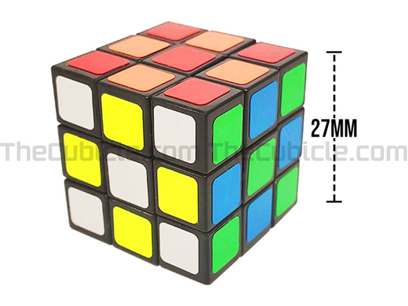 Mini 3x3 Cube (2.7cm) - Black