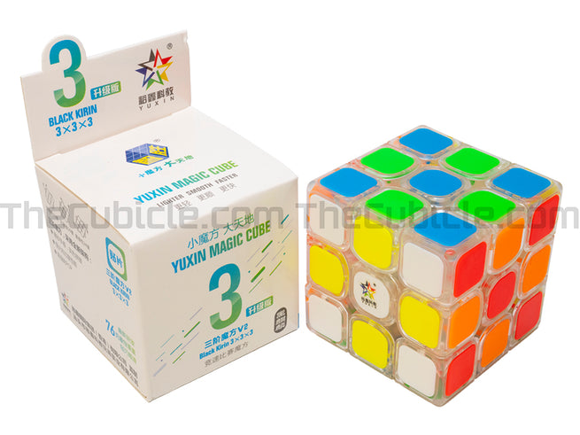 Cubo Mágico Yuxin Kirin Tier 3 V2 Profissional 3x3x3 Black - Chess